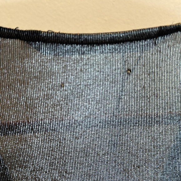 SALE‼️Zara Metallic Ruffle Mini Dress size Small - Picture 4 of 7